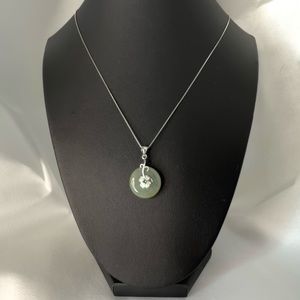 Jade Lucky Clover Necklace